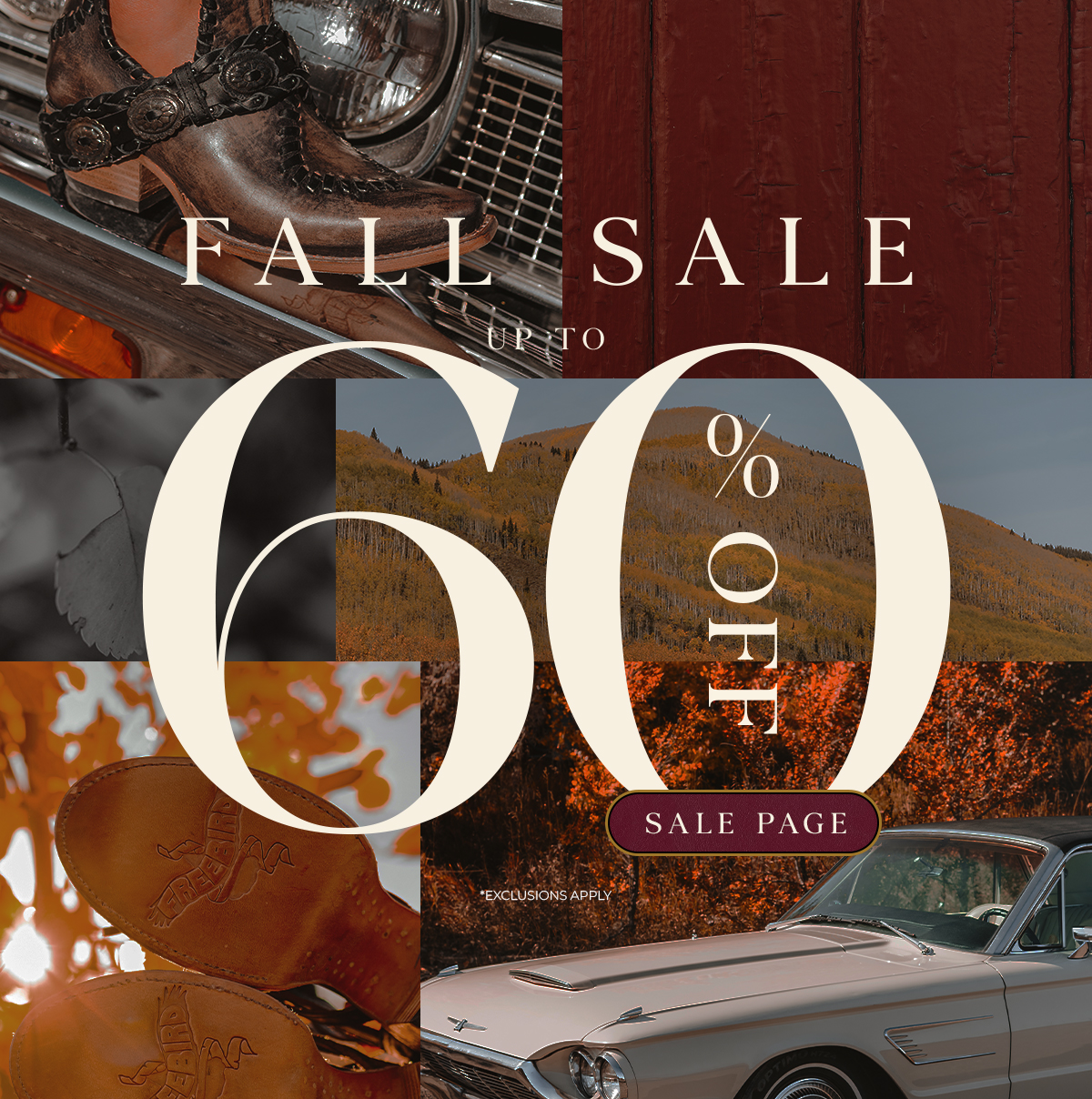 Fall Sale Up To 60% Off Sale Page