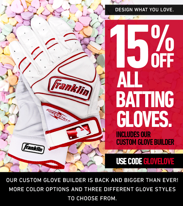 15% Off Batting Gloves