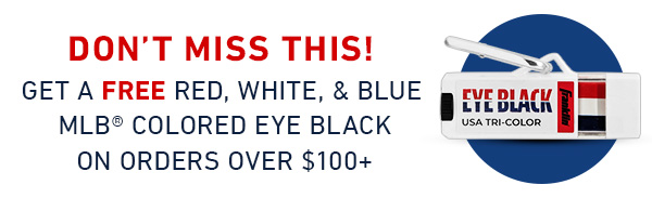 Red White & Blue Eye Black