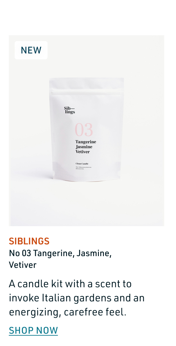 Siblings No 03 — Tangerine, Jasmine, Vetiver