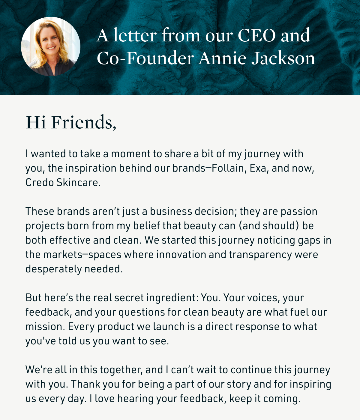 A letter from our CEO and Co-Founder