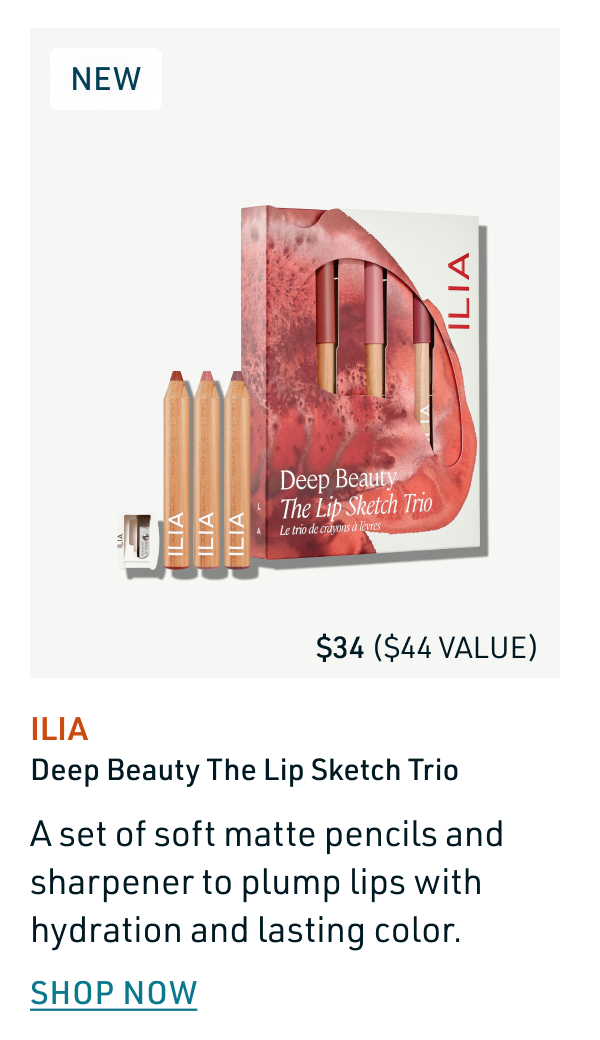 ILIA Deep Beauty The Lip Sketch Trio