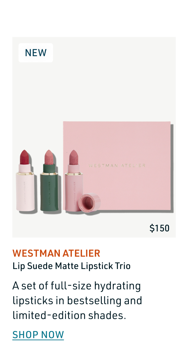 Westman Atelier Lip Suede Matte Lipstick Trio