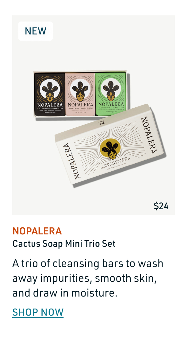 Nopalera Cactus Soap Mini Trio Set