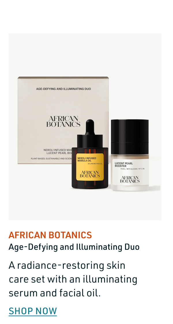 African Botanics Age-Defying and Illuminating Duo