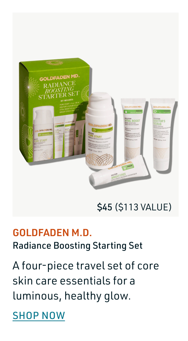 Goldfaden M.D. Radiance Boosting Starting Set