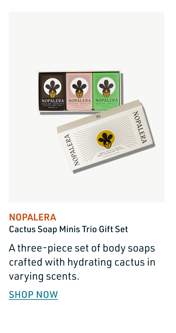 Nopalera Cactus Soap Minis Trio Gift Set