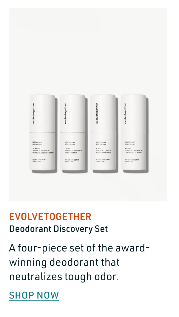 Evolvetogether Deoderant Discovery Set