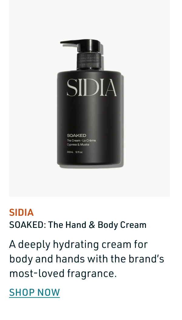 Sidia Soaked The Hand & Body Cream