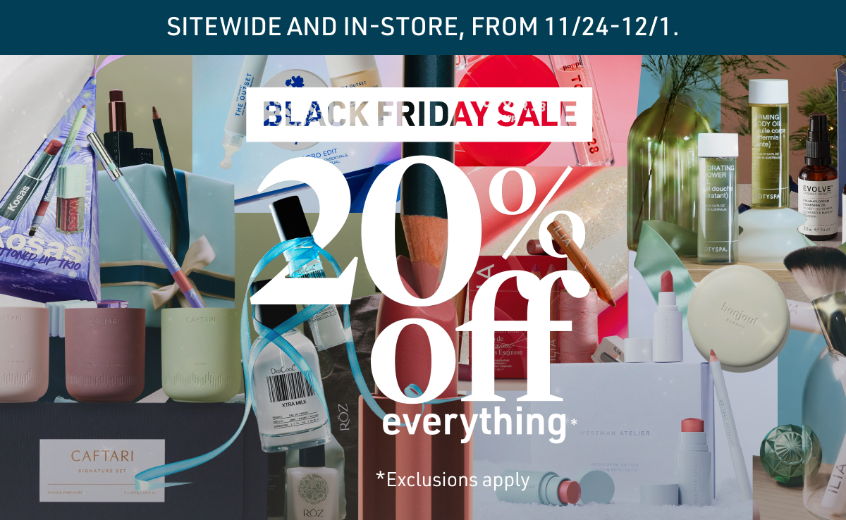 Black Friday Sale 20% off everything