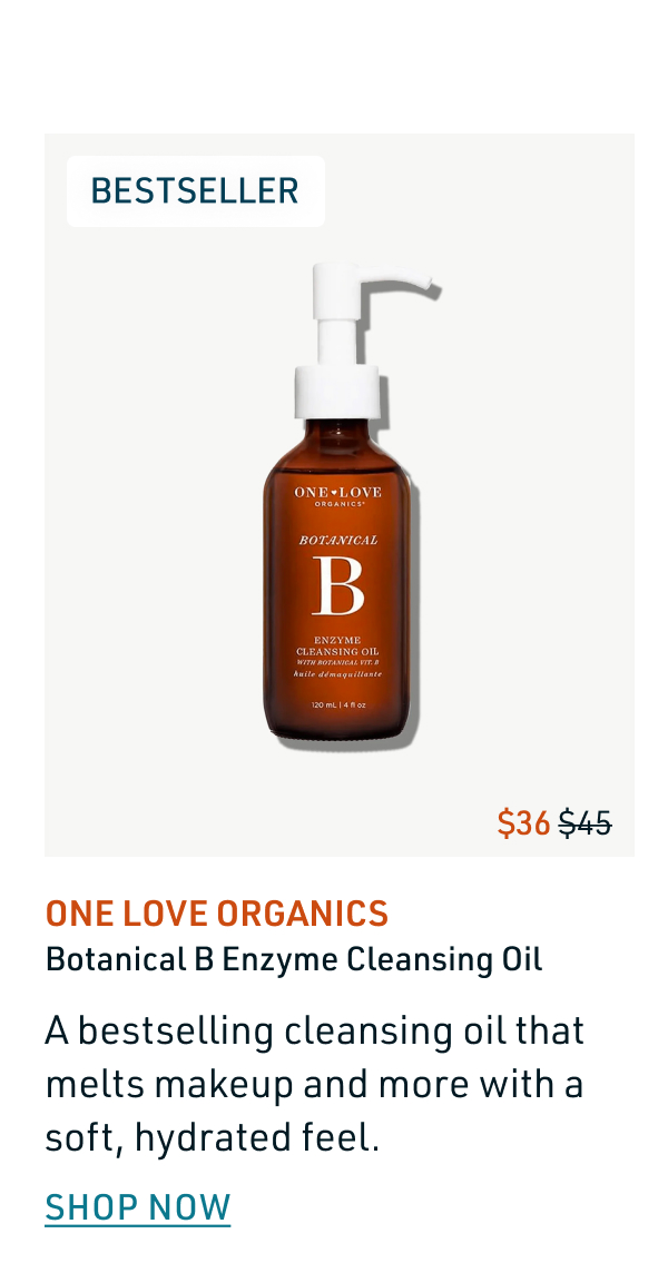 One Love Organics Botanical B Enzyme Cleansing Oil