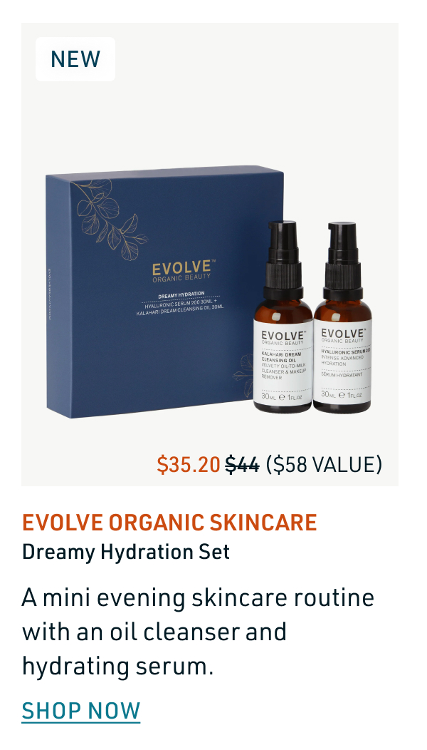 Evolve Organic Skincare Dreamy Hydration Set
