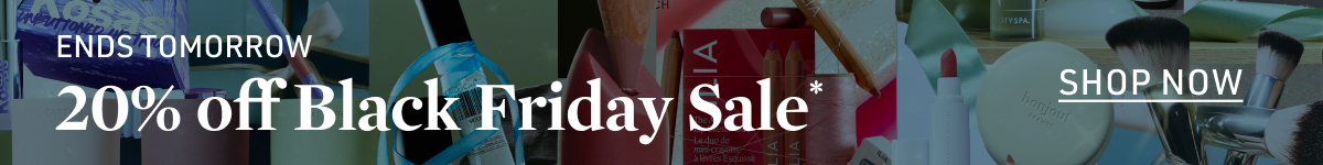 Ends tomorrow 20% off Black Friday Sale