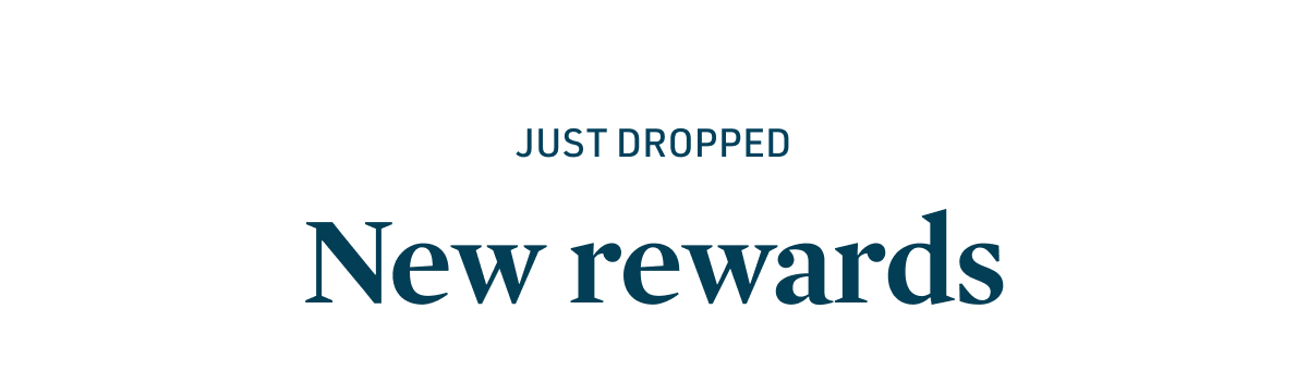 New rewards