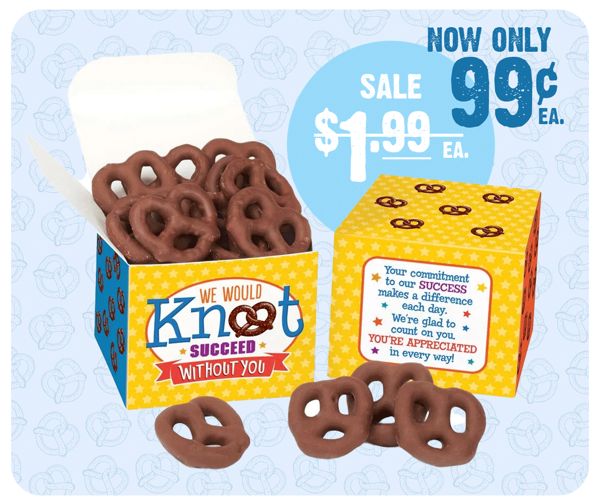 We Would Knot Succeed Without You Treat Pack on sale as low as $1.99 ea.