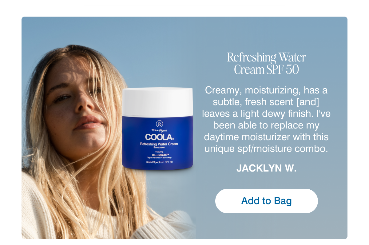 Refreshing Water Cream SPF 50