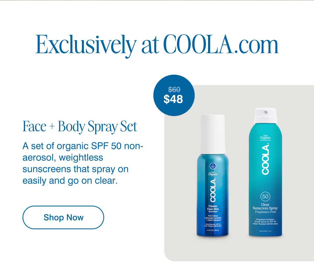 Face + Body Spray Set