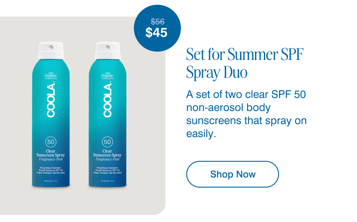 Set for Summer SPF Spray Duo