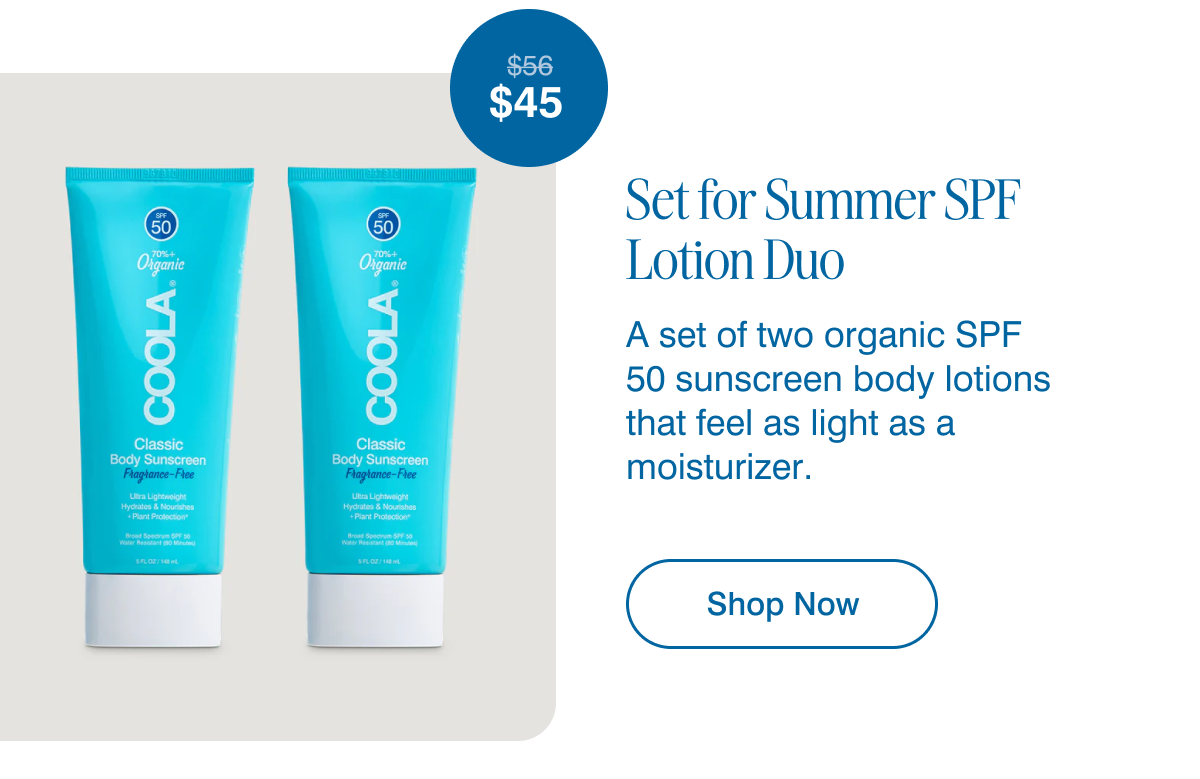 Set for Summer SPF Lotion Duo