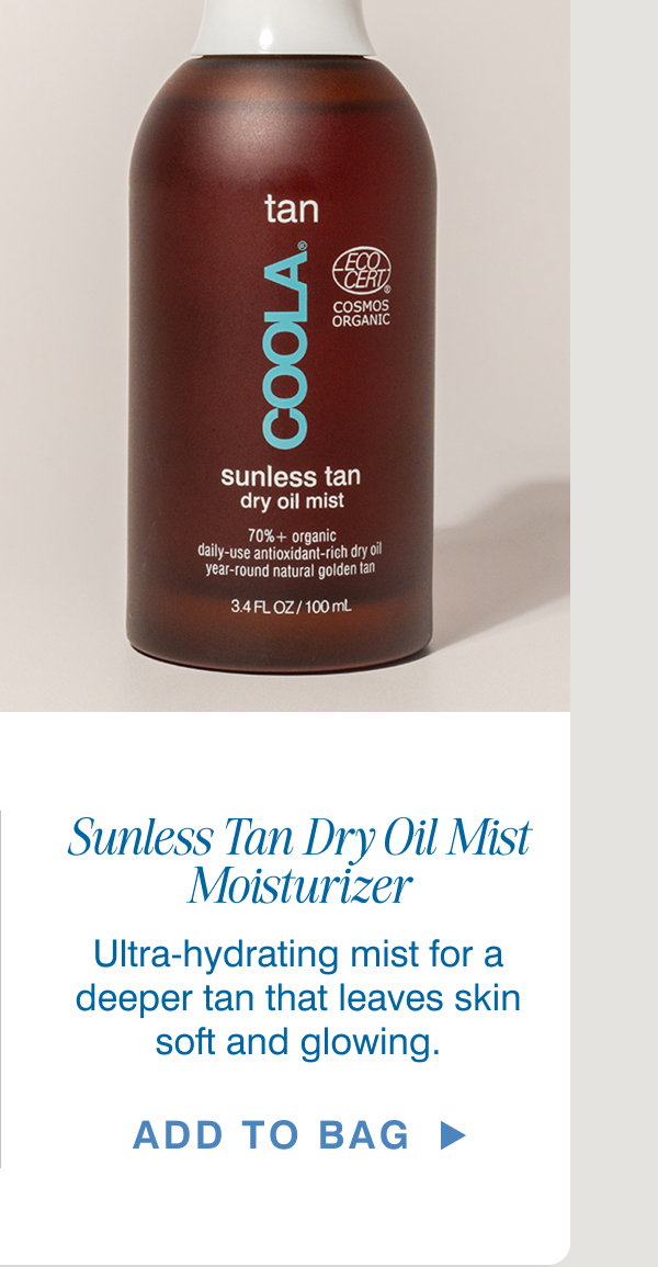 Sunless Tan Dry Oil Mist Moisturizer