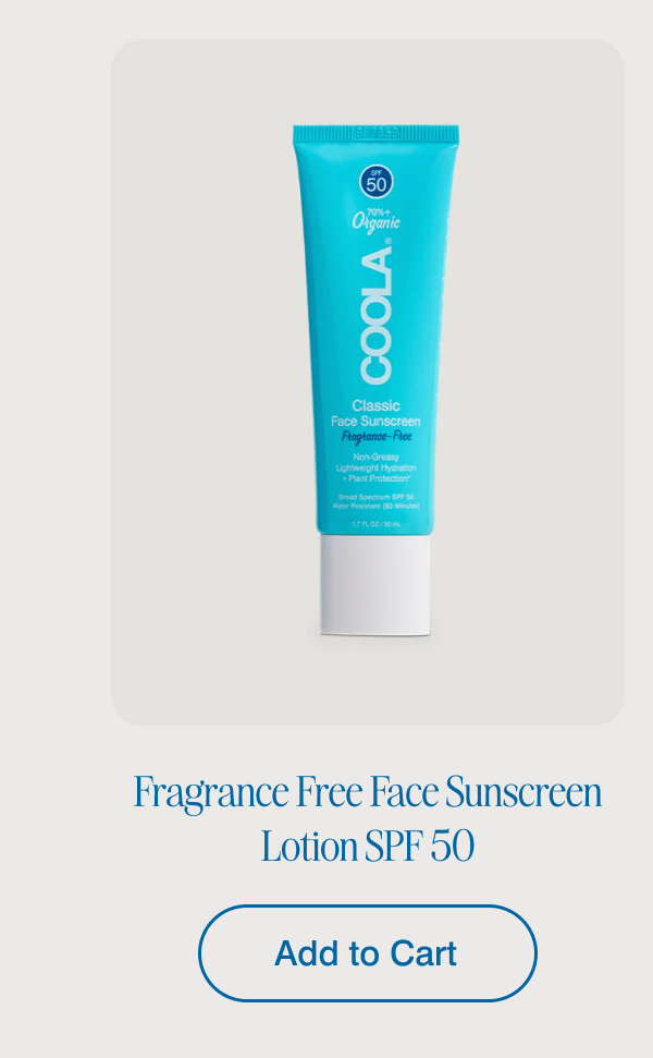 Fragrance Free Face Sunscreen Lotion