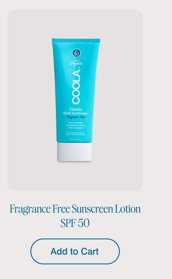 Fragrance Free Sunscreen Lotion