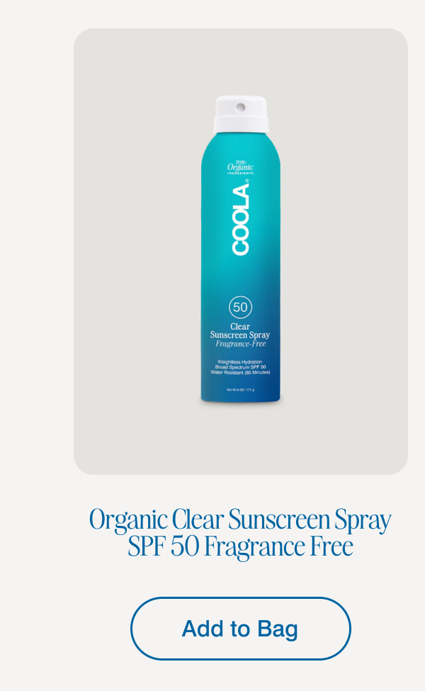 Clear Sunscreen Spray SPF 50