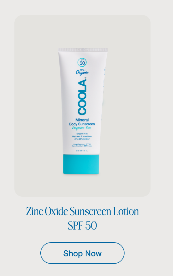 Zinc Oxide Sunscreen Lotion SPF 50