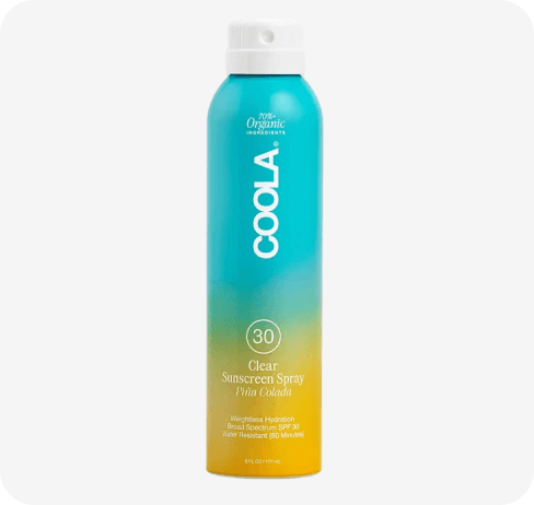 Clear Sunscreen Spray Piña Colada