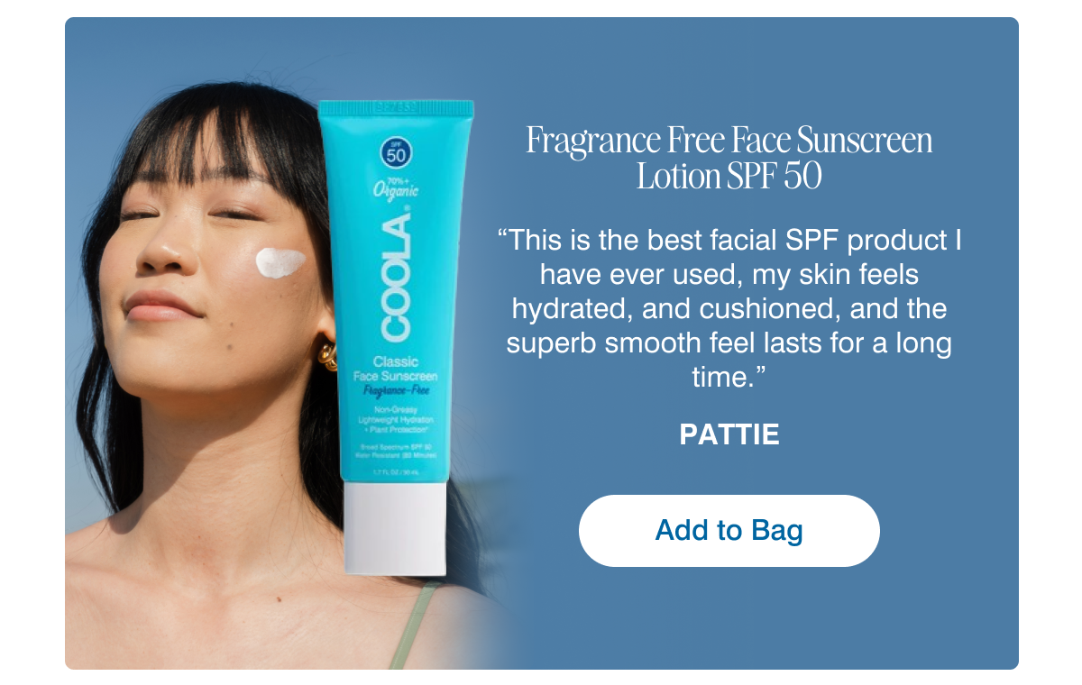 Fragrance Free Face Sunscreen Lotion SPF 50