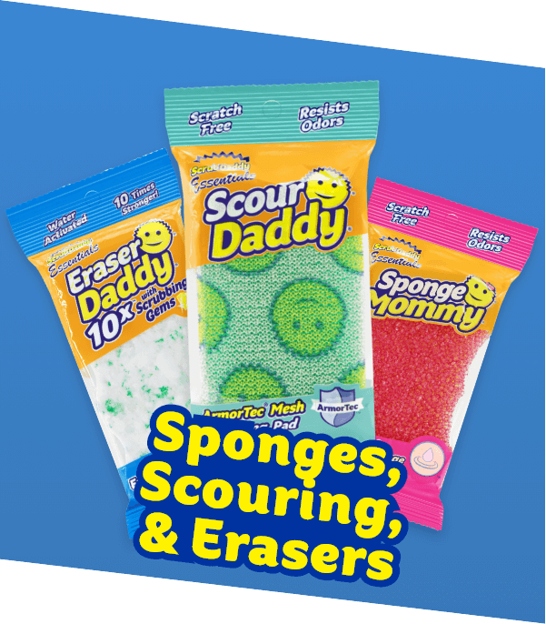 Sponges, Scouring and Erasers