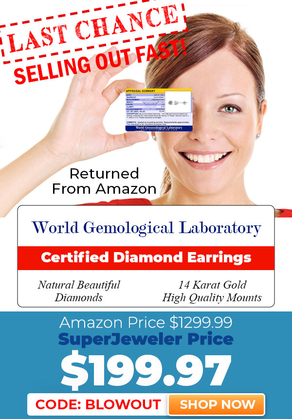 Natural Beautiful Diamonds 14K High Quality Mounts Amazon Price $1299.99 SuperJeweler Price $199.97 code Blowout