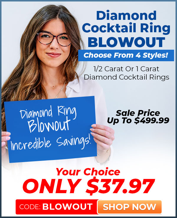 Nearly 1/2 Carat Diamond Cocktail Ring