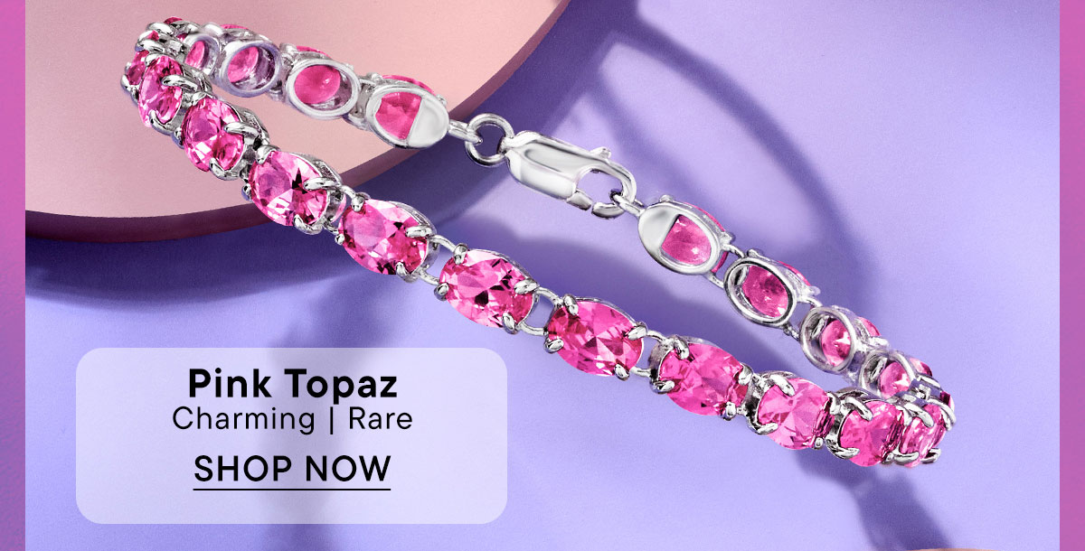 Pink Topaz. Charming | Rare. Shop Now