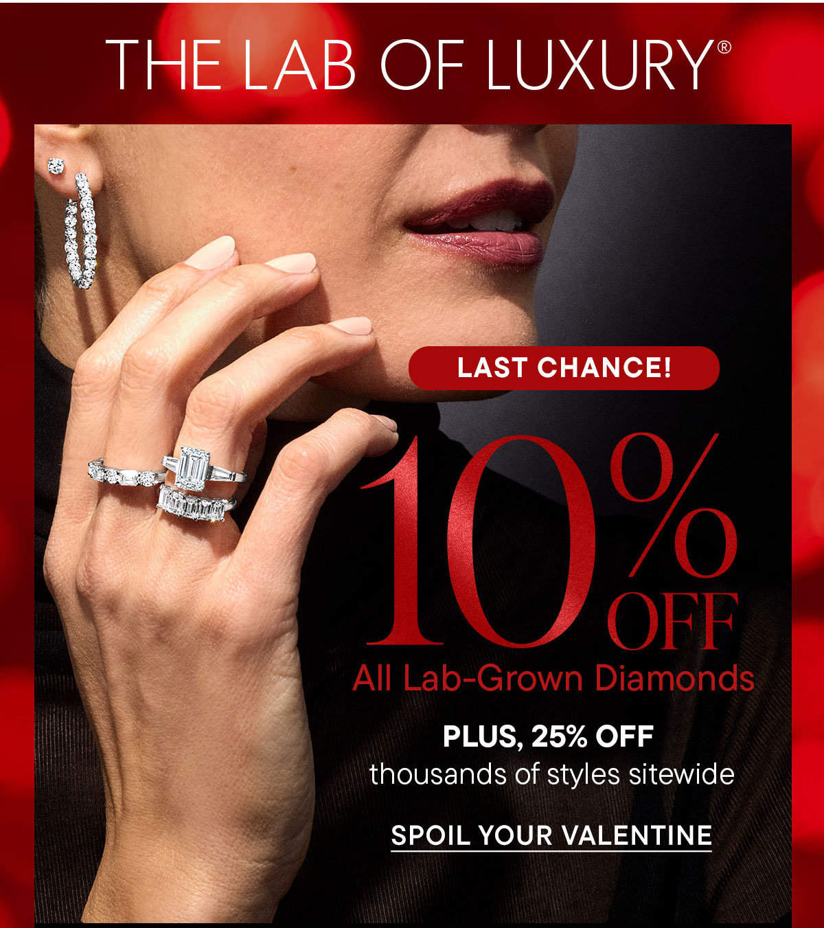 This Week Only! The Lab of Luxury 10% Off All Lab-Grown Diamonds