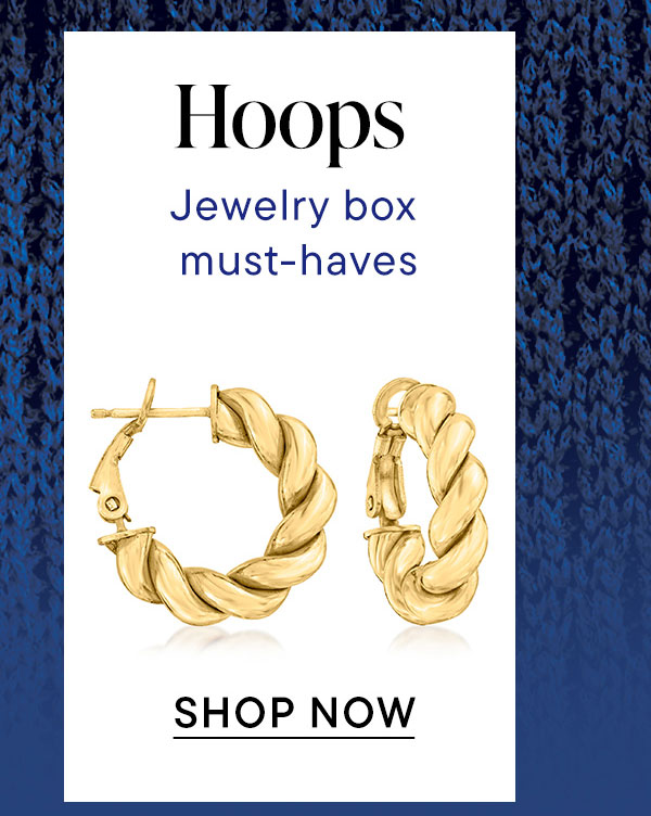 Hoops Earrings. Shop Now