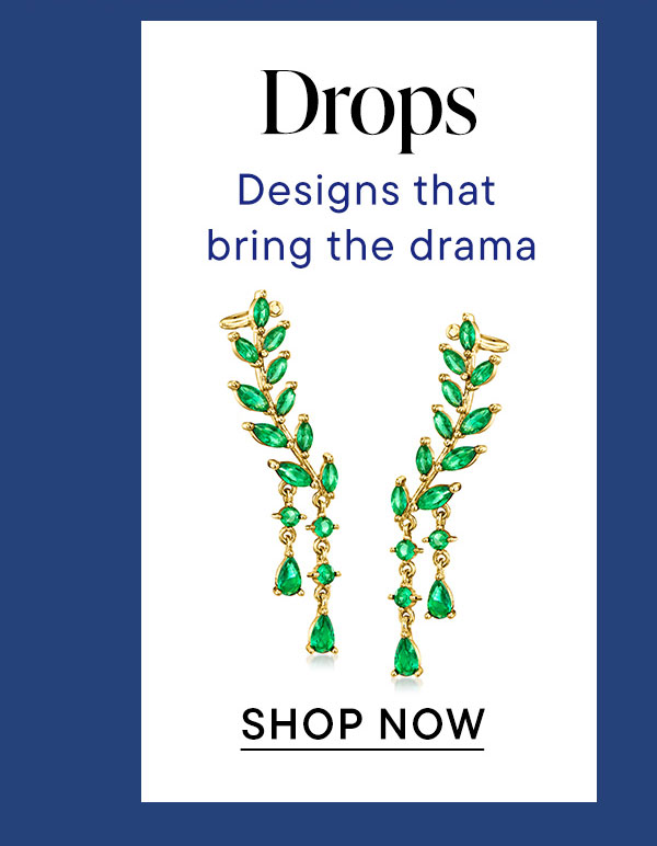 Drop Earrings. Shop Now