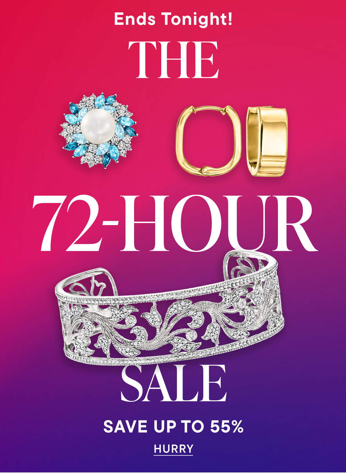 End Tonight! The 72-Hour Sale