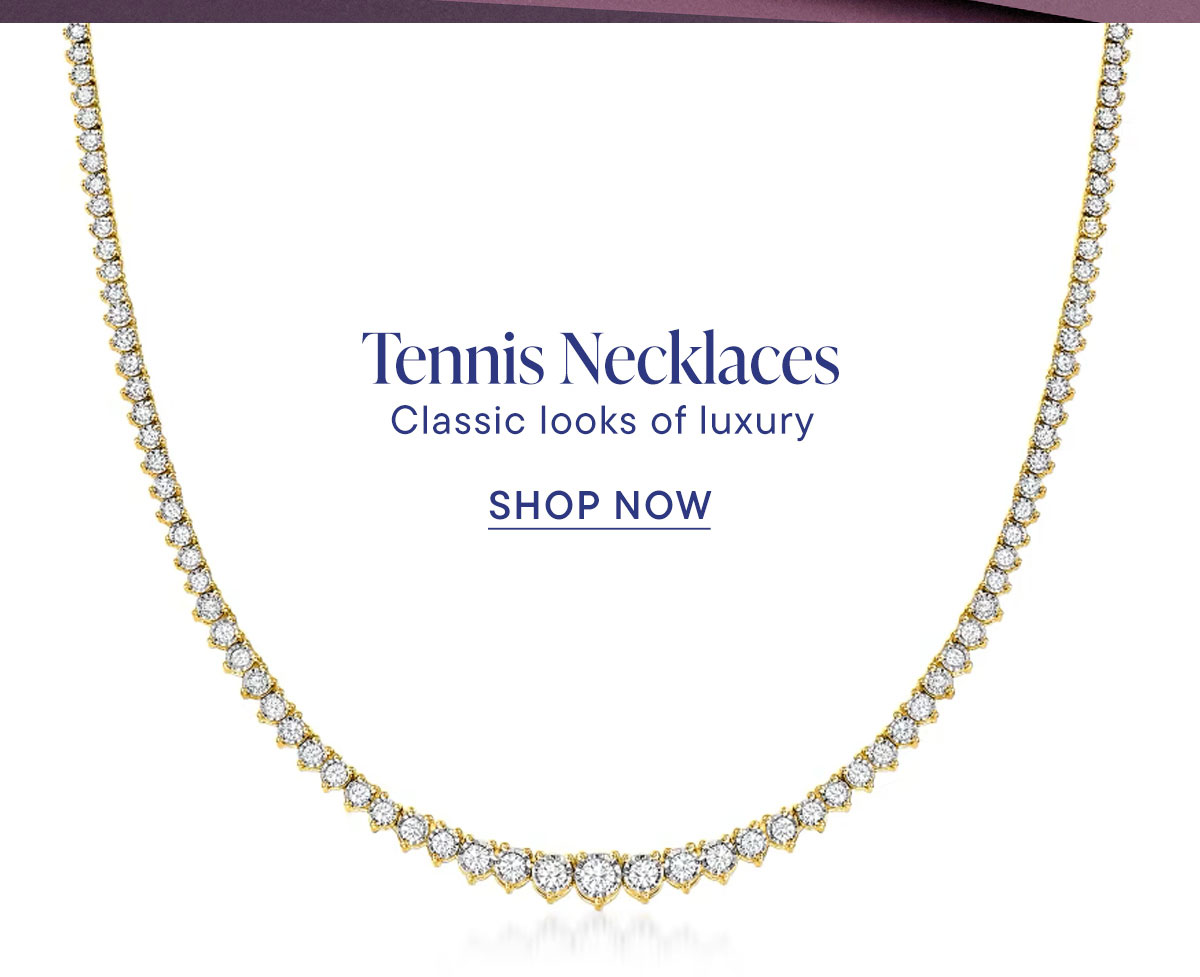 Tennis Necklaces. Shop Now