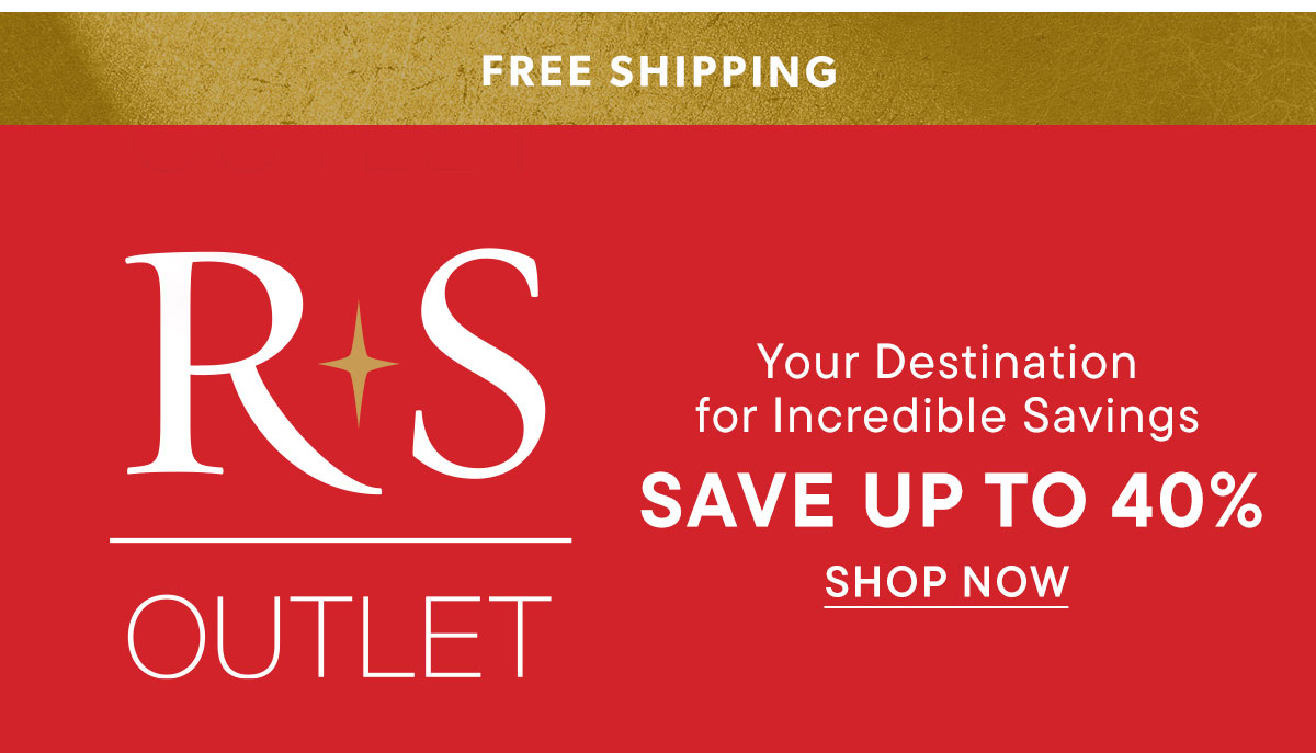 RS Outlet. Save Up To 40%. Shop Now