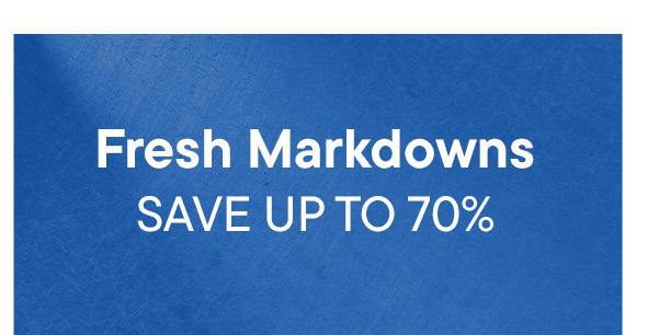 Fresh Markdowns