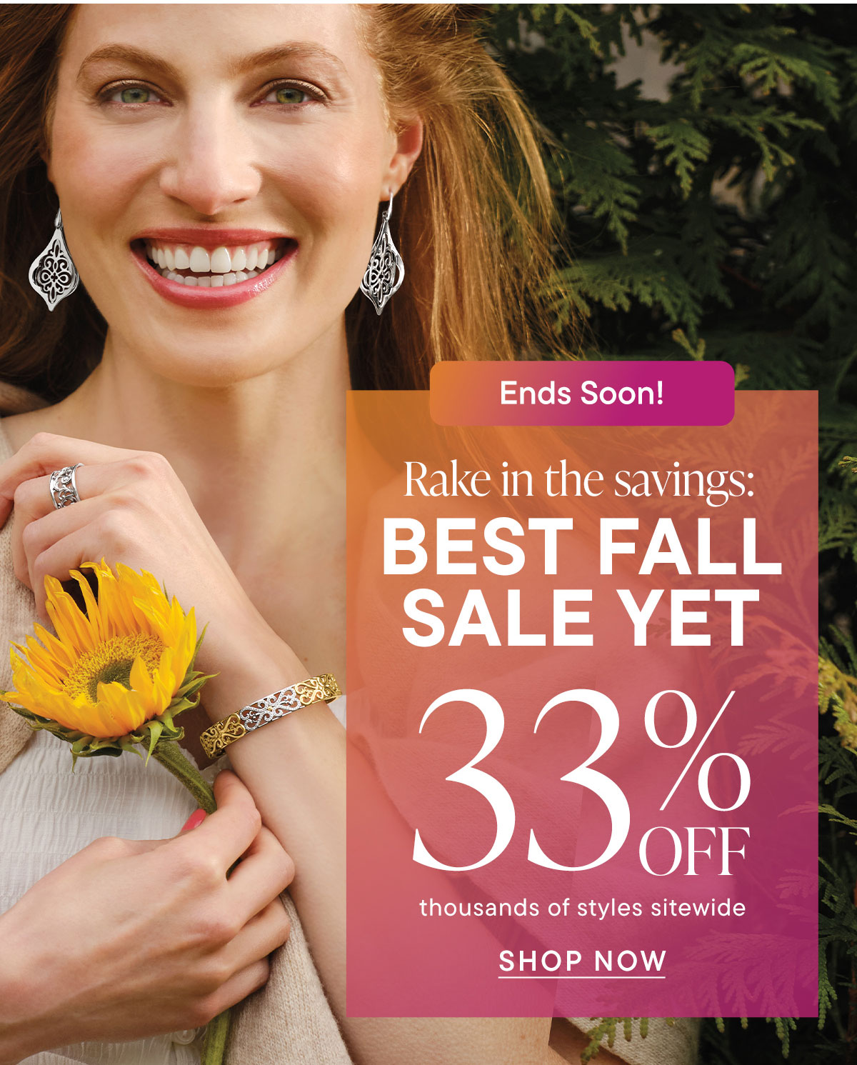 Best Fall Sale Yet. 33% Off