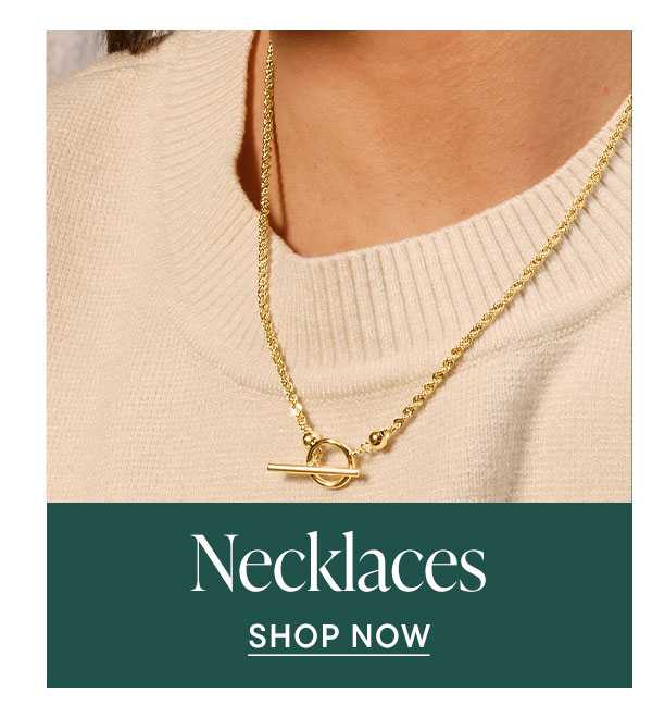 Necklaces. Shop Now