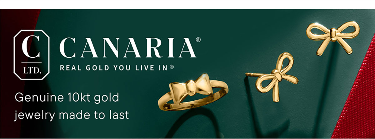 Canaria. Genuine 10kt gold jewelry made to last