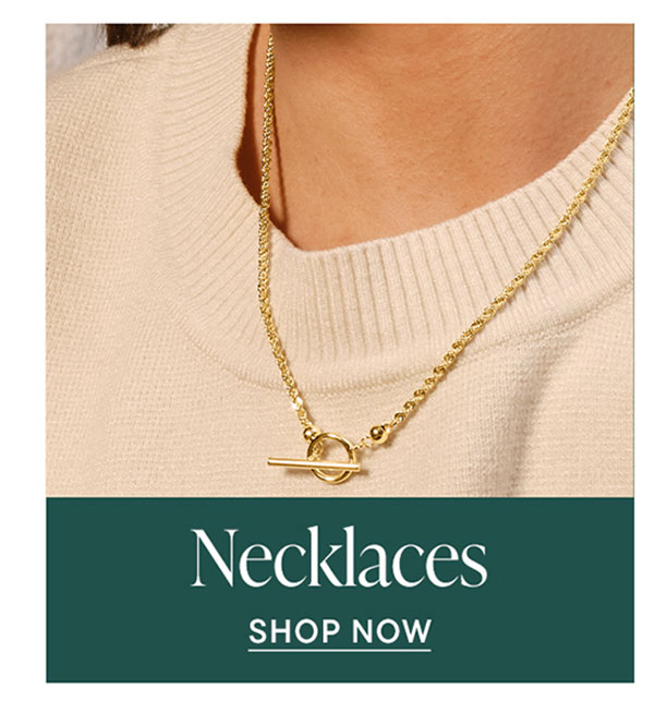 Necklaces. Shop Now