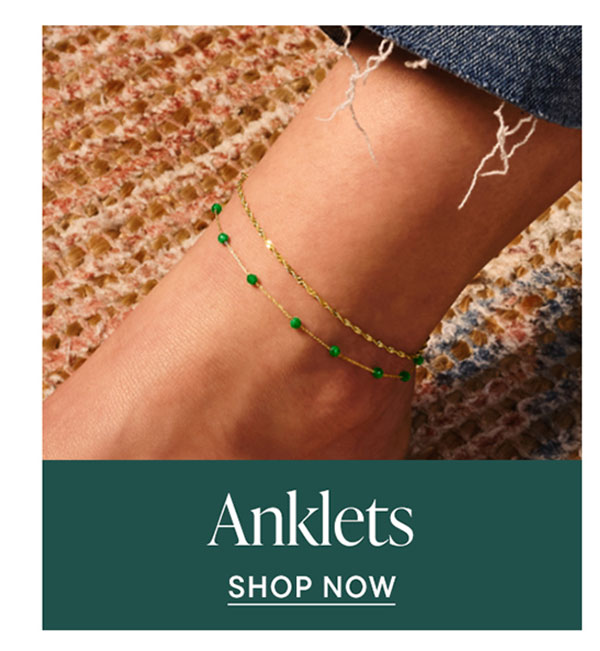 Anklets. Shop Now