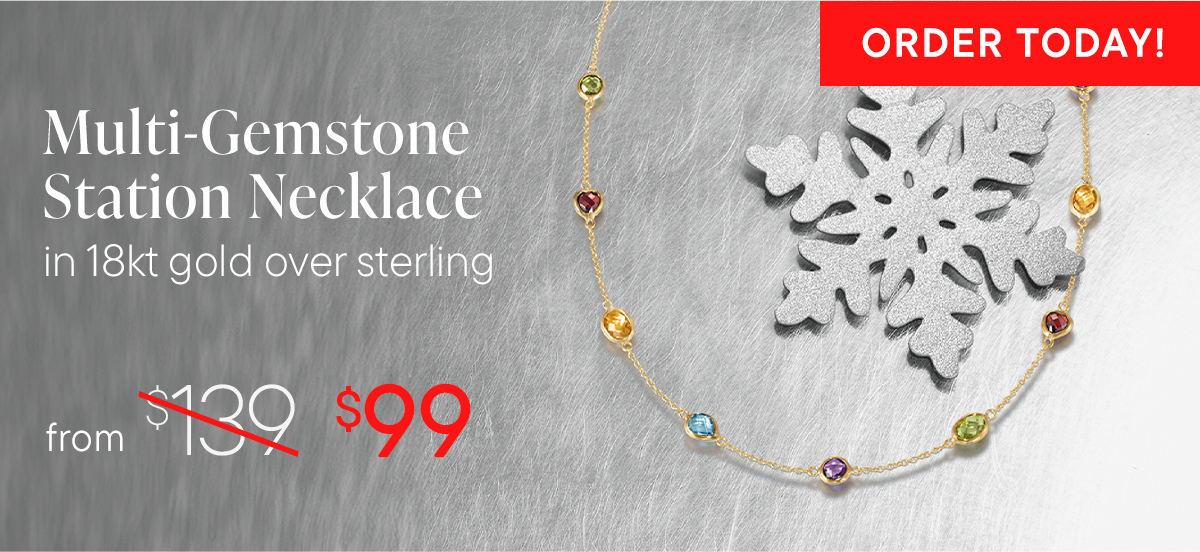 Multi-Gemstone Station Necklace From $99