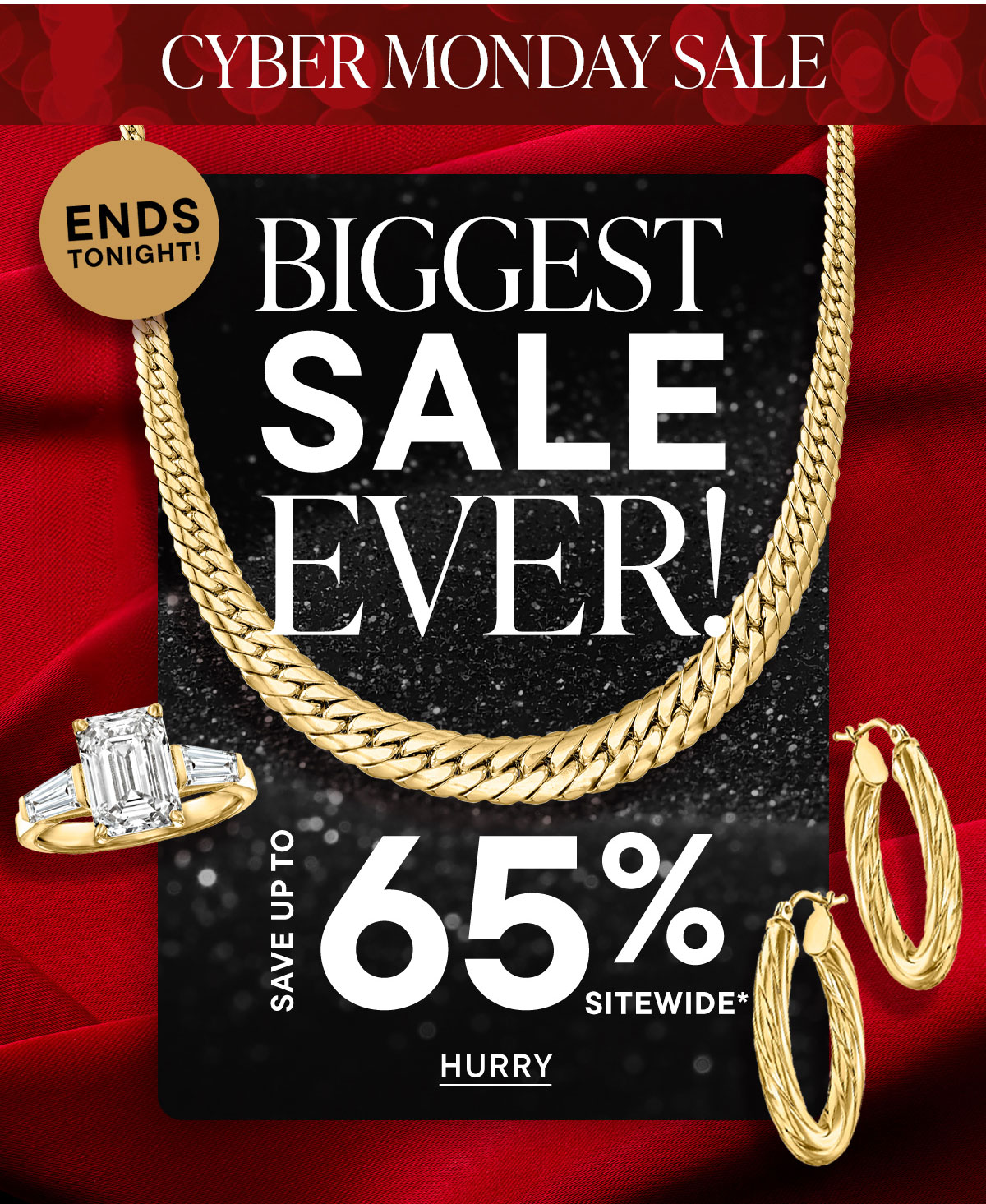 Biggest Sale Ever! Save Up To 65% Sitewide. Hurry