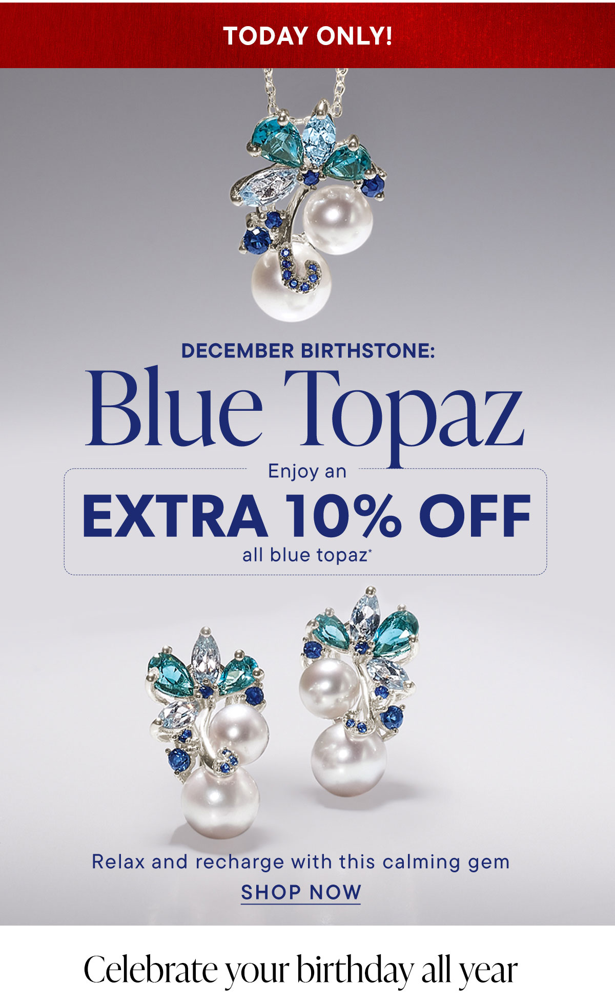 Blue Topaz Enjoy an Extra 10% Off All Blue Topaz