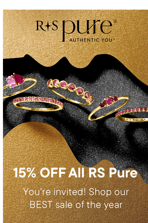 15% Off All RS Pure